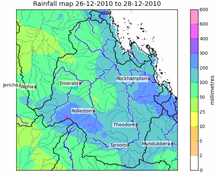 Flood Rainfall - 2011 Rolleston